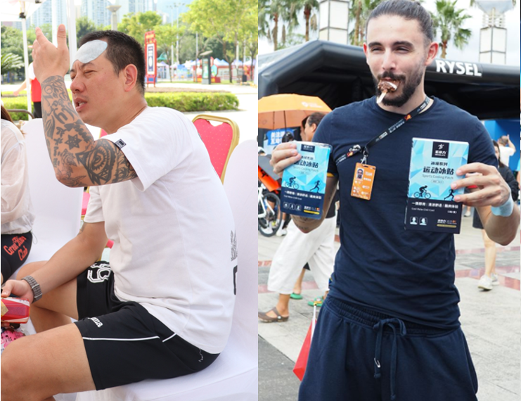         中外运动员都为笙命力打CALL
